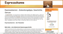 Desktop Screenshot of espressokanne.org