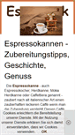 Mobile Screenshot of espressokanne.org